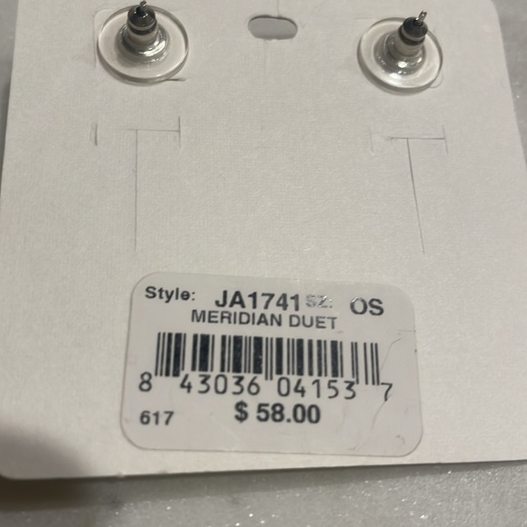 NWT Brighton Crystal Meridian Duet Earrings - Picture 2 of 3